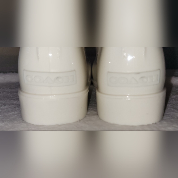 Coach White and Black Ankle Boots - Picture 2 of 10